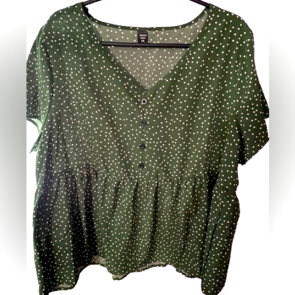 NWOT Peplum Top /0X